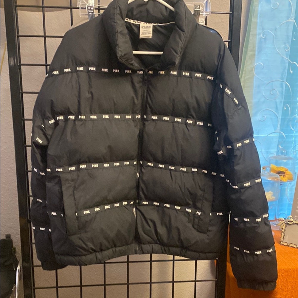 Victoria's Secret Black Puffer Jacket